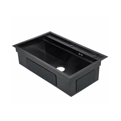Black Stainless Steel Multi-functional Sink best