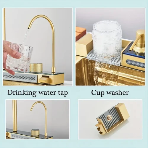 DIGITAL SMARTWORKSTATION WATERFALL KITCHEN SINK best