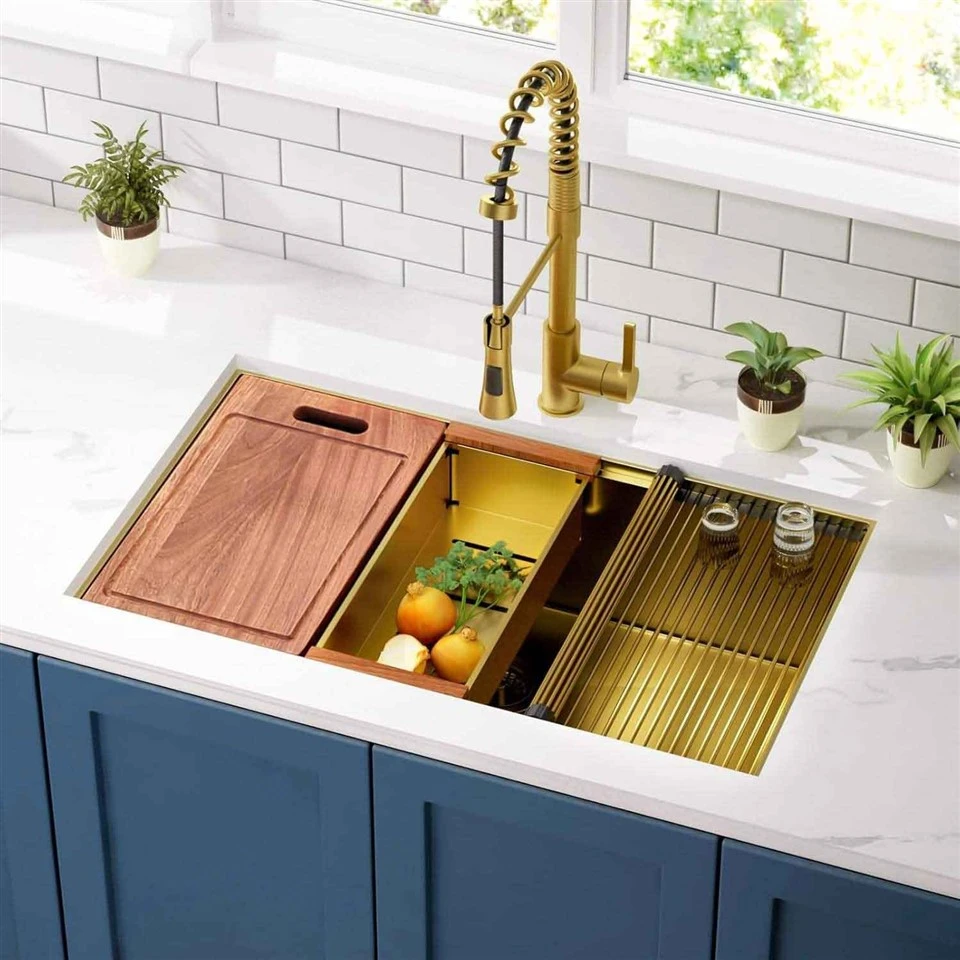 Gold Nano Coated Undermount Kitchen Sin best