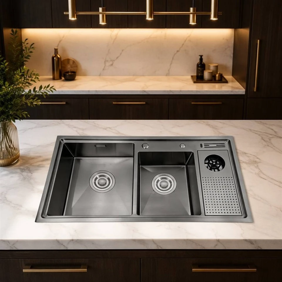 Household Handcrafted Stainless Steel Sink suppliers