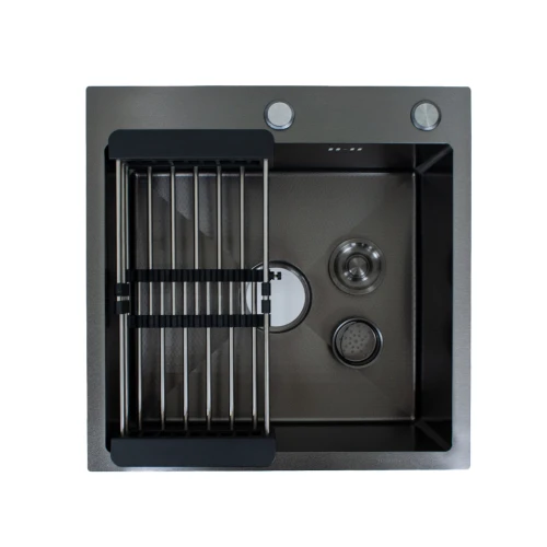 PVD Black Honeycomb Single Bowl Sink factory
