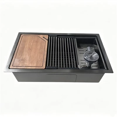 Black PVD Honeycomb Nano Workstation Sink