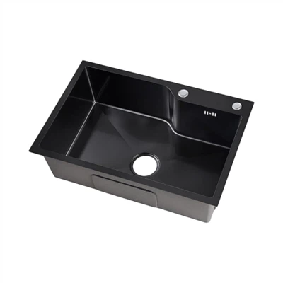 Black Single Bowel Kitchen Sink