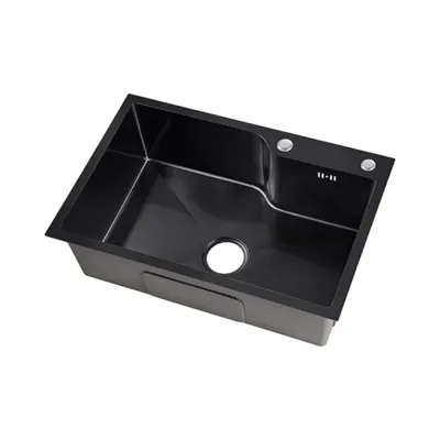 Black Single Bowel Kitchen Sink