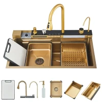 DIGITAL SMARTWORKSTATION WATERFALL KITCHEN SINK