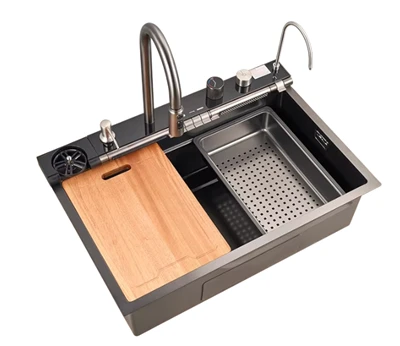 Handmade Stainless Steel Durable Smart Kitchen Sink