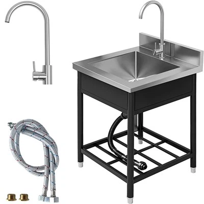 Independent Commercial Stainless Steel Sink