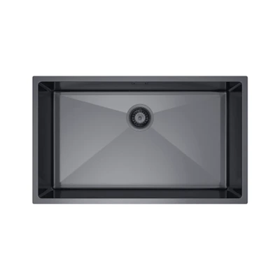 Luxury Nano Black Single Bowl Kitchen Sink