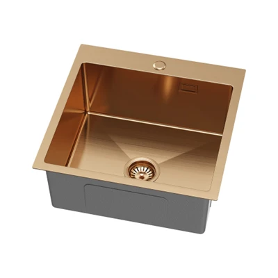 Luxury Nano Rose Gold Single Bowl Sink
