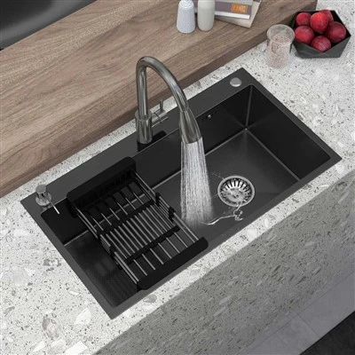 Nano Black Kitchen Sink