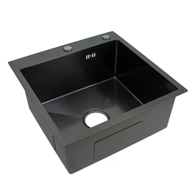 PVD Black Honeycomb Single Bowl Sink