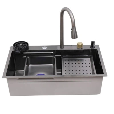Smart Waterfall Kitchen Sink