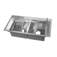 Stainless Steel Kitchen Sink Set With Sliding Drawer