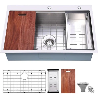 Stepped Stainless Steel Sink