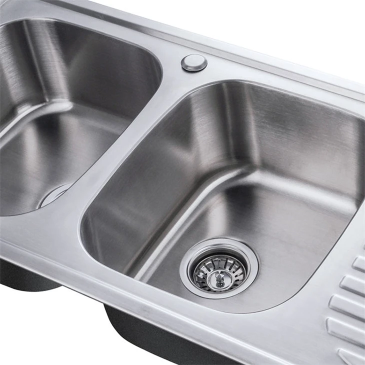 Double Bowl Kitchen Sink With Integrated Drainer Board best