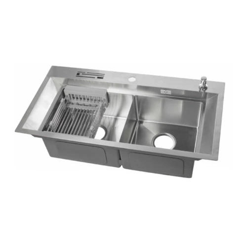 Stainless Steel Kitchen Sink Set With Sliding Drawer