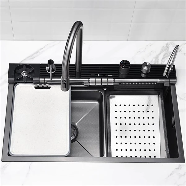 Workstation Kitchen Sink Kit With Digital Temperature Display suppliers