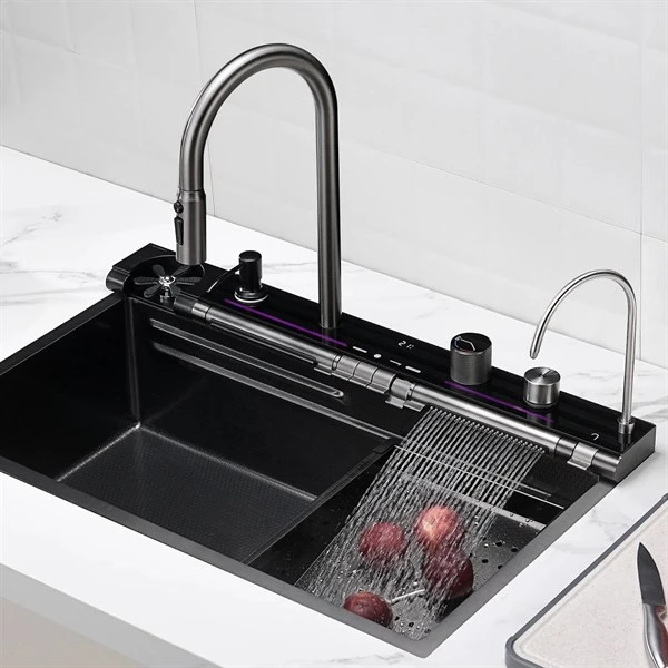 Workstation Kitchen Sink Kit With Digital Temperature Display best
