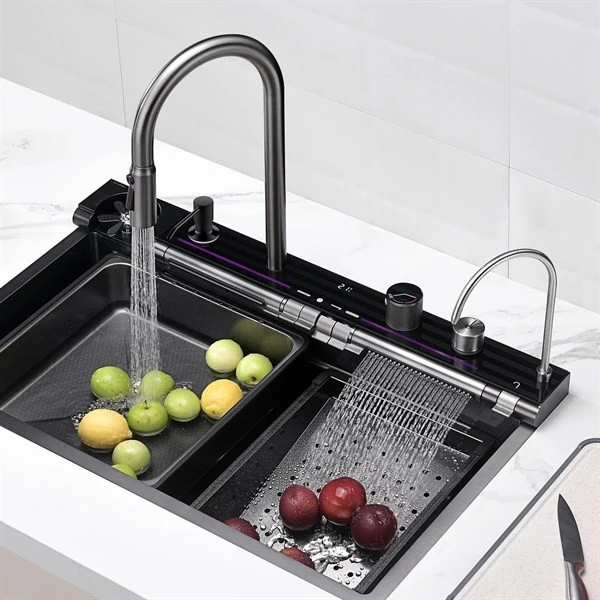Workstation Kitchen Sink Kit With Digital Temperature Display factory